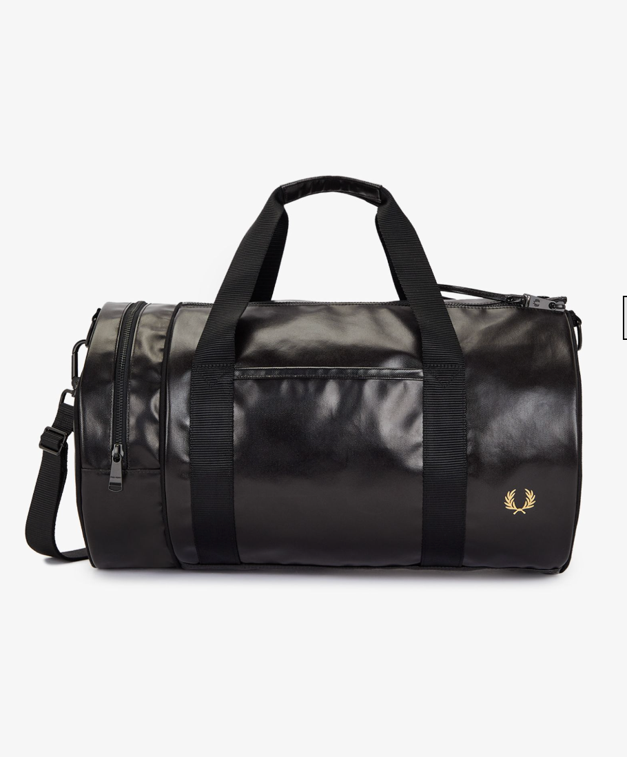 Tonal Barrel Bag - Black