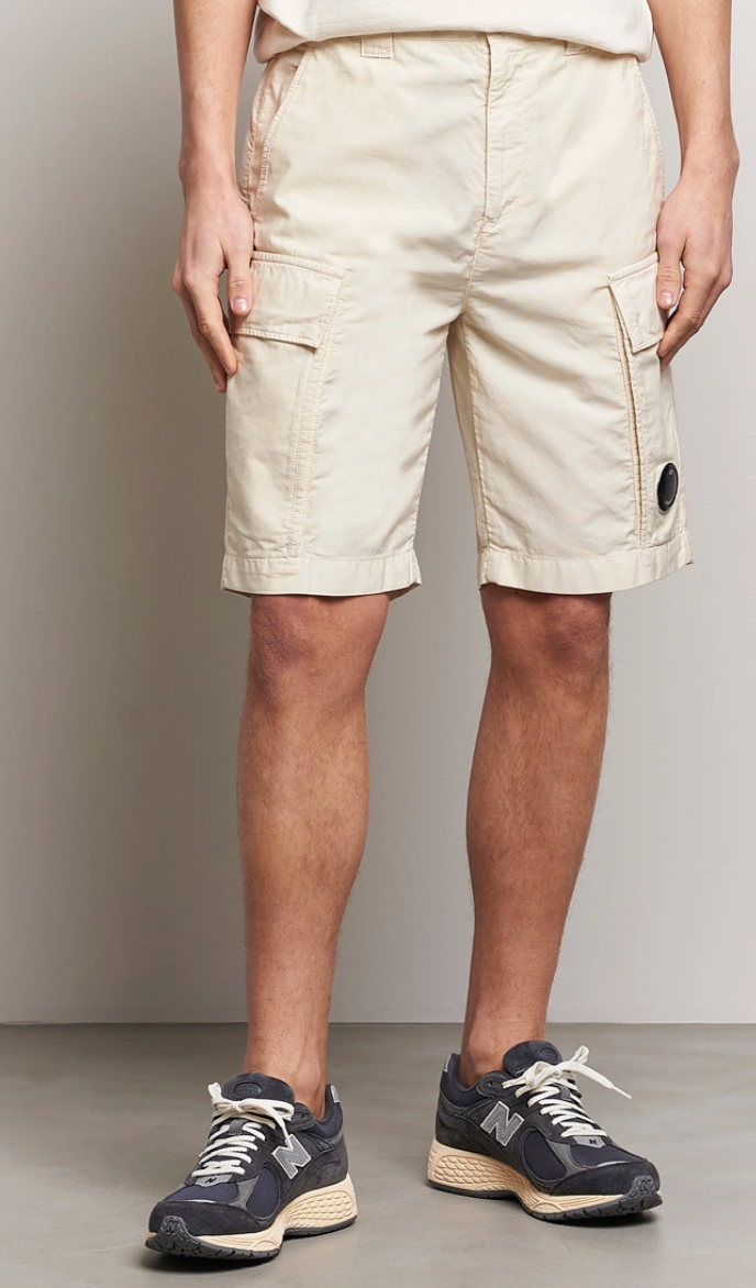Twill stretch cargo shorts Ottoman