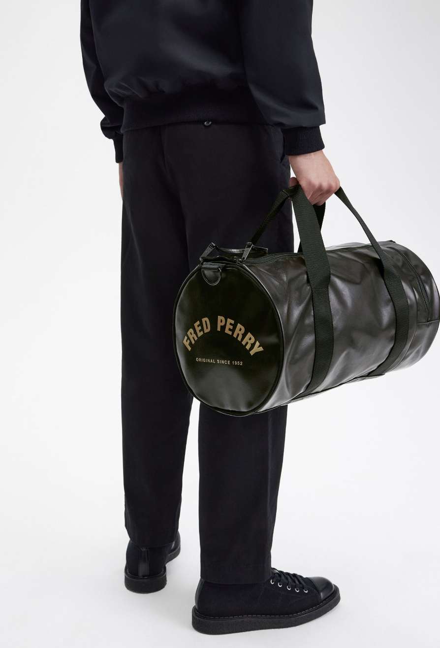 Tonal Barrel Bag - Black
