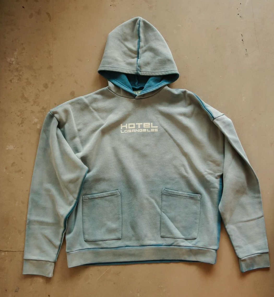 Hooded sweat | LA Cities Series - Faded Blue