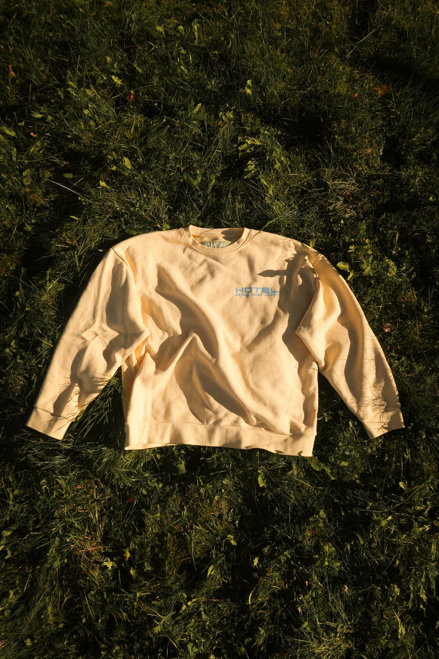 Hotel Trunk Slogan Crewneck