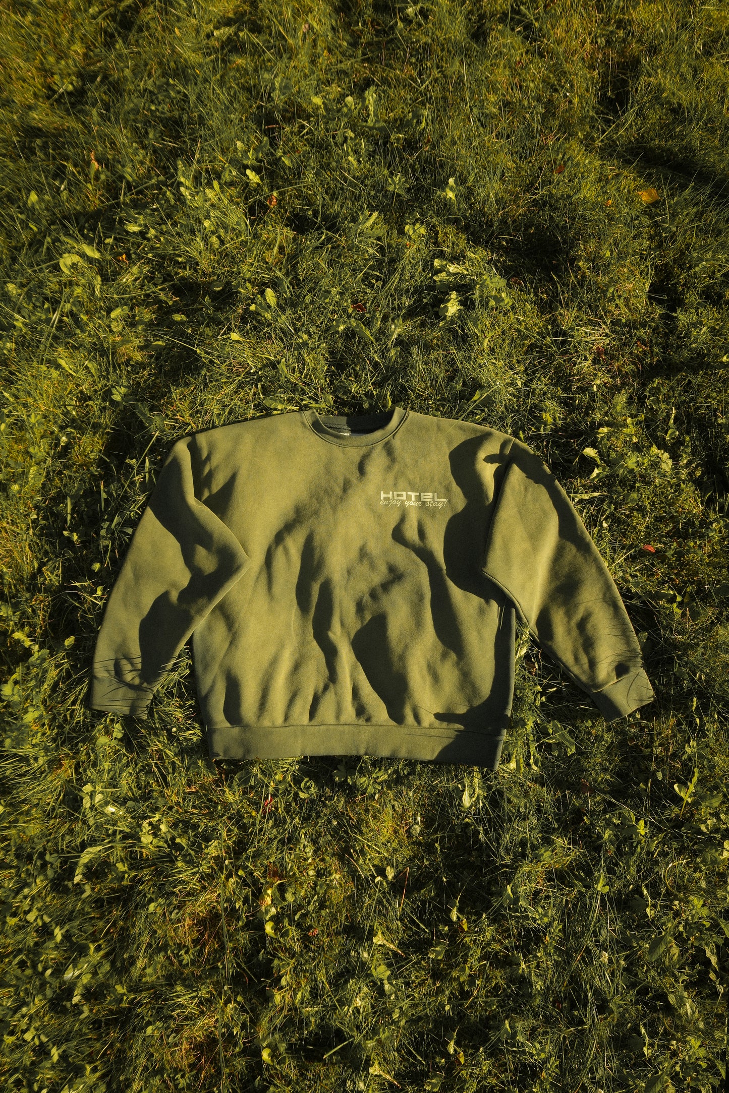 Hotel Trunk Slogan Crewneck