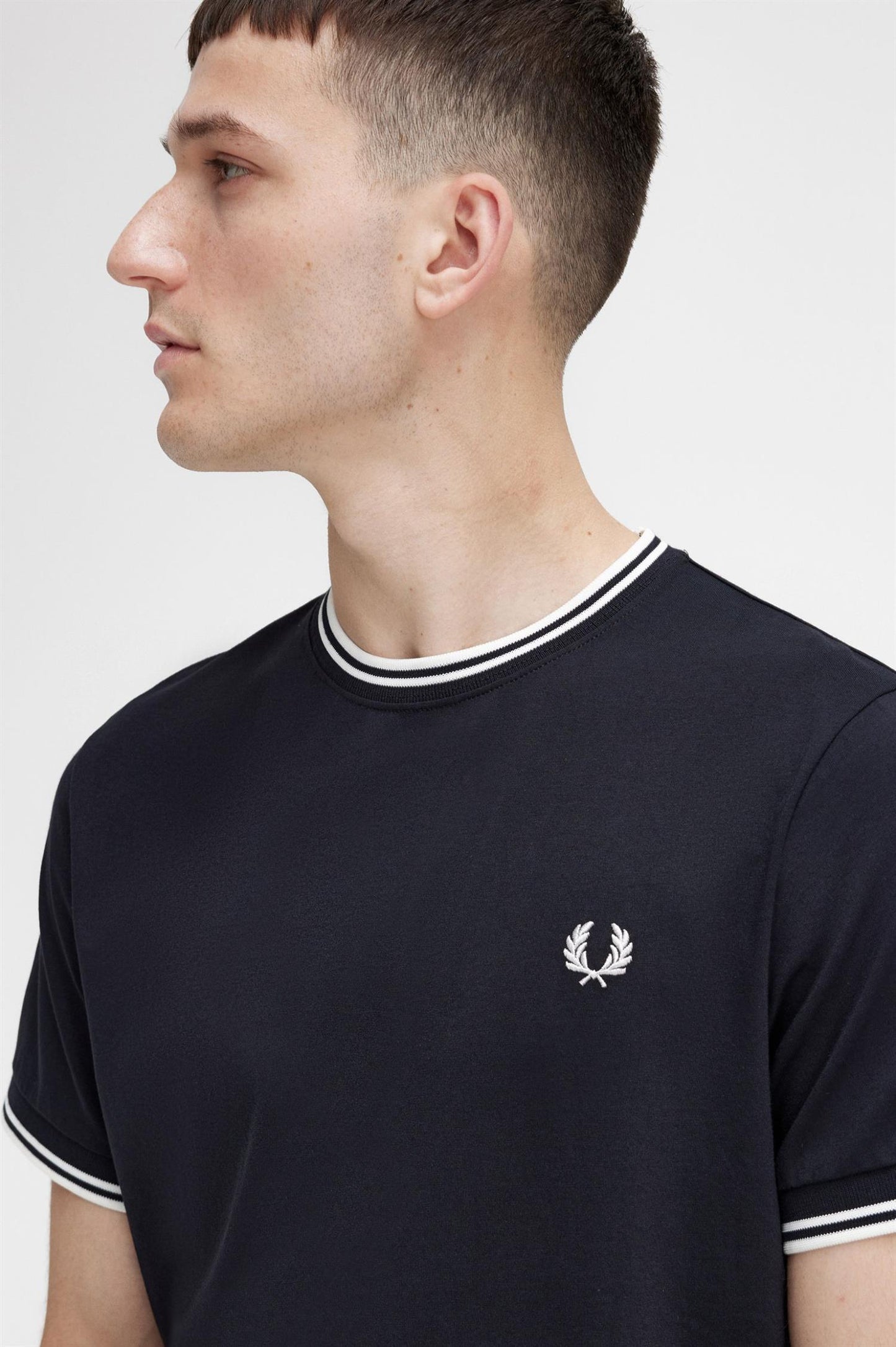 TWIN TIPPED TEE | BLACK