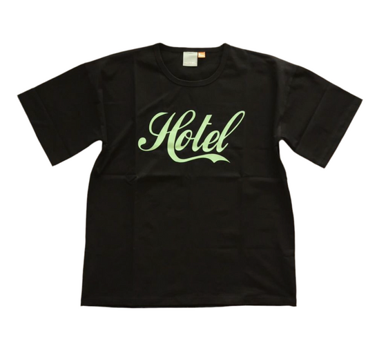 Hotel Script Tee - Black