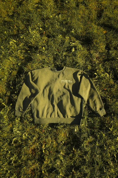 Hotel Trunk Slogan Crewneck