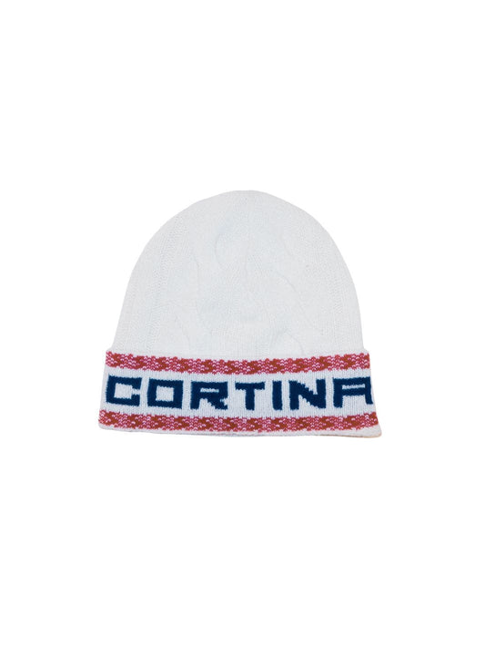 SKI Cable Knit Beanie  |  Cortina Cream