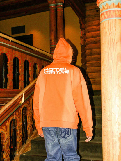 Hooded Sweat | Cortina Cities Series - Faded Orange