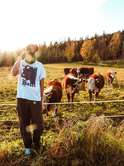 Bison Tee | White