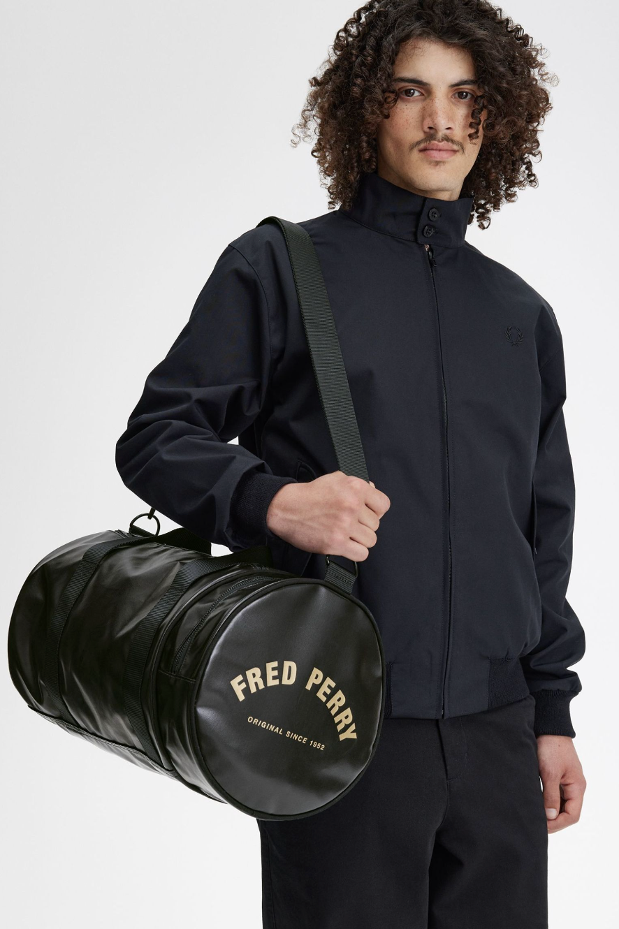 Tonal Barrel Bag - Black