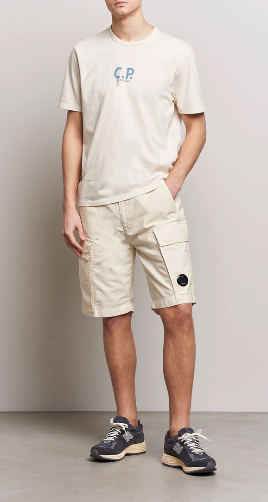 Twill stretch cargo shorts Ottoman