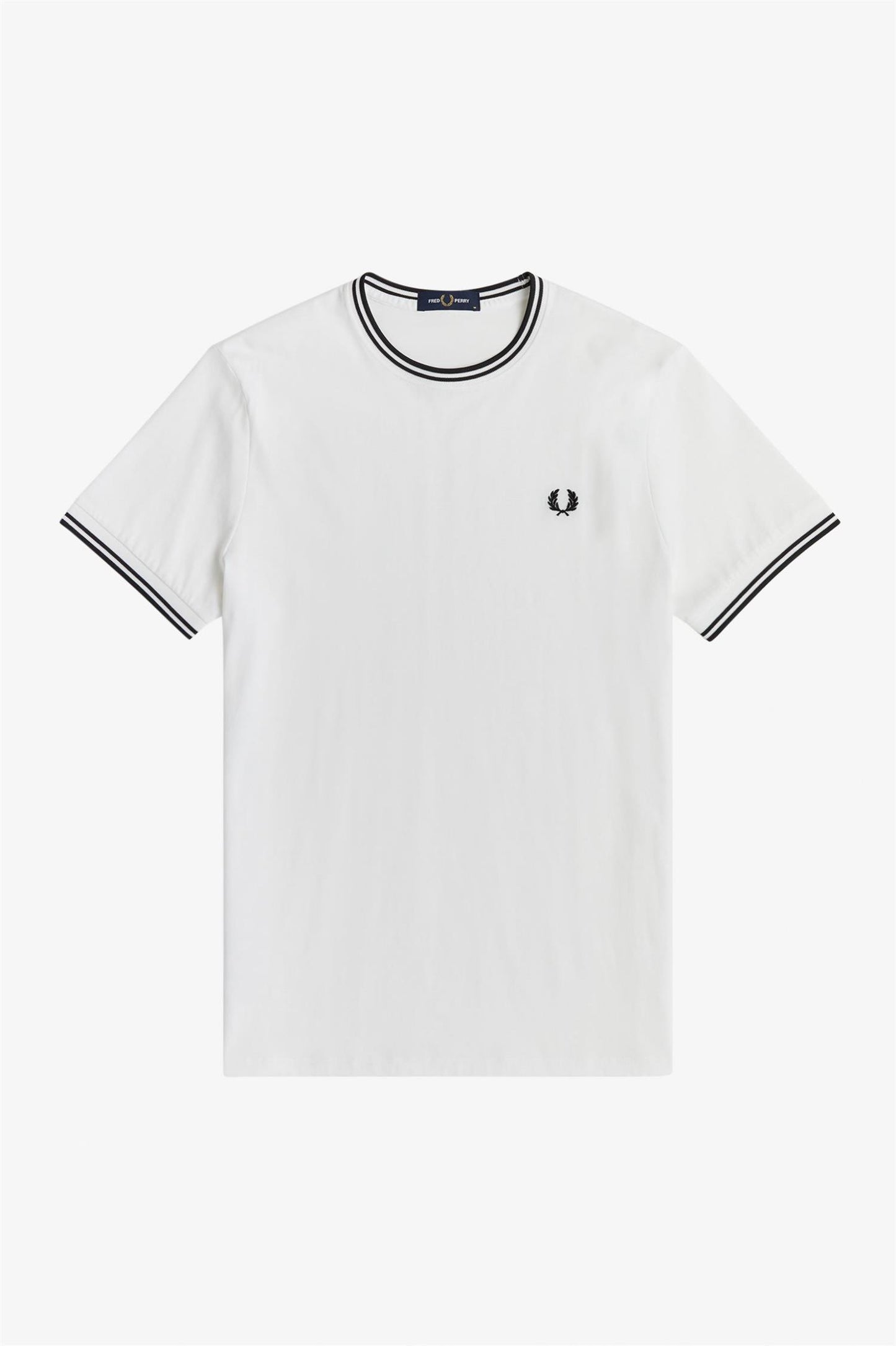 TWIN TIPPED TEE | WHITE